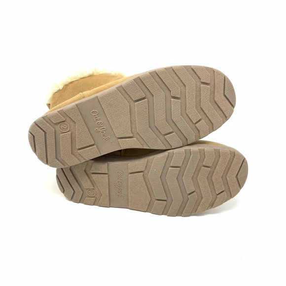 NWT Cat & Jack Girls' Haiden Tan Winter Boots - Picture 10 of 12